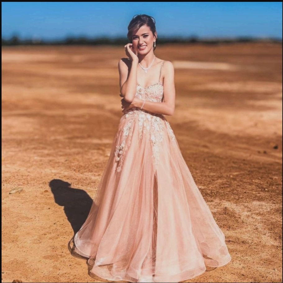 Blush Tulle Gown